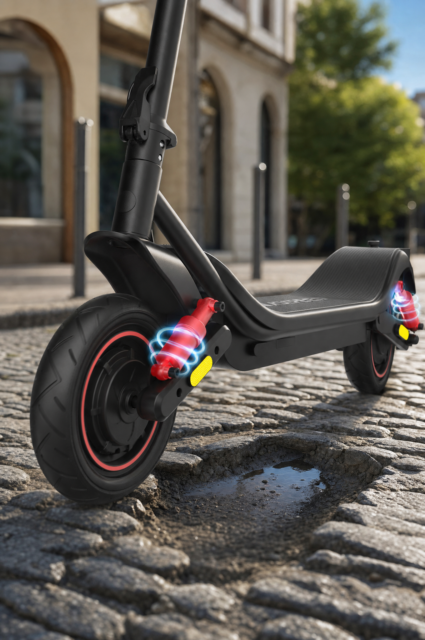 Double suspension tout-confort
