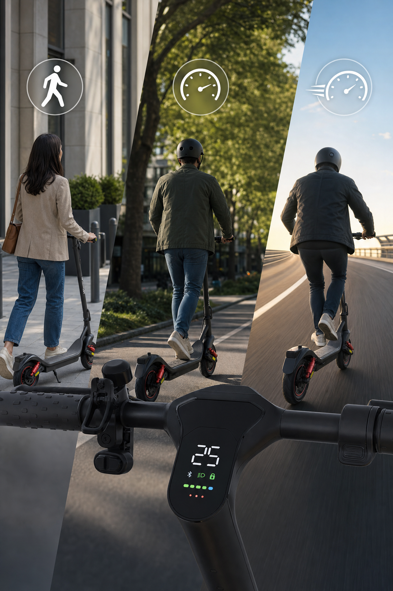 4 modes de conduite