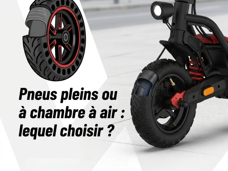 Pneus pleins ou à chambre à air : lequel choisir ?