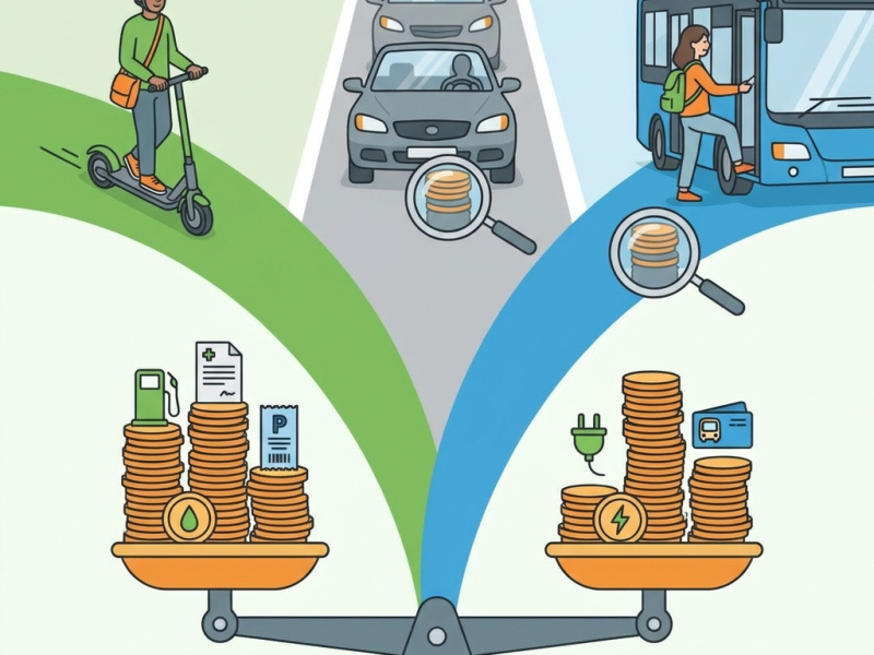 Trottinette, voiture ou transports : quel coût pour vos trajets ?